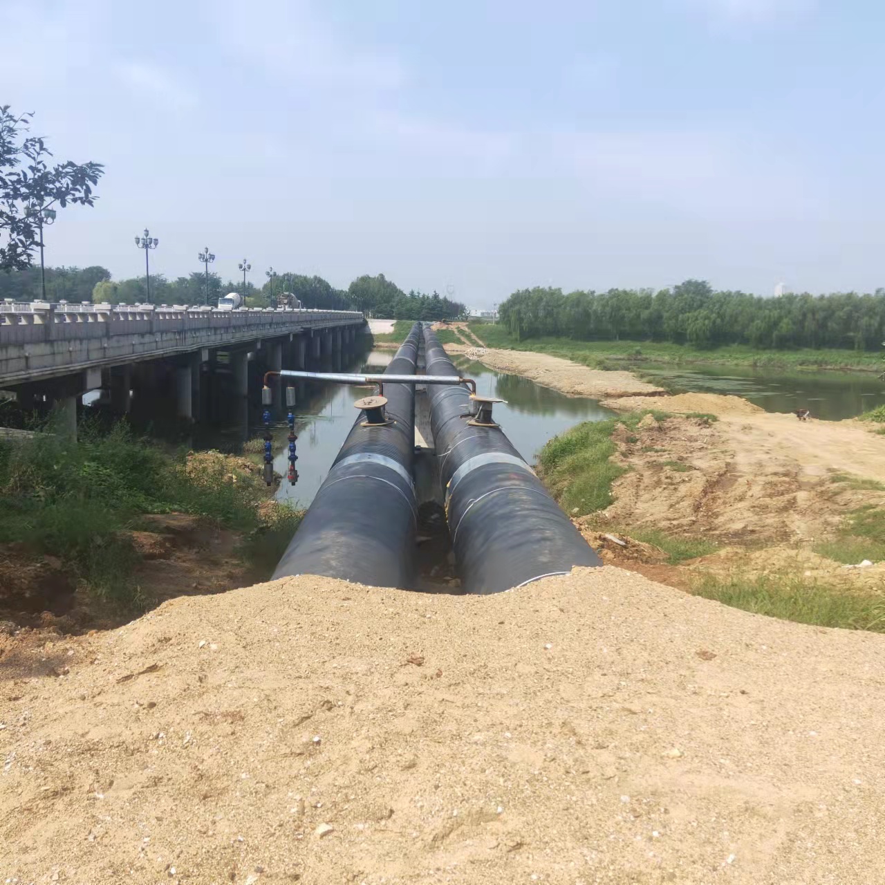 大连自来水输油管道清洗